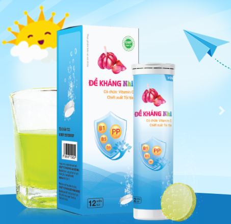 Viên sủi Đề kháng nhi – thức uống dinh dưỡng cho trẻ hay ốm vặt